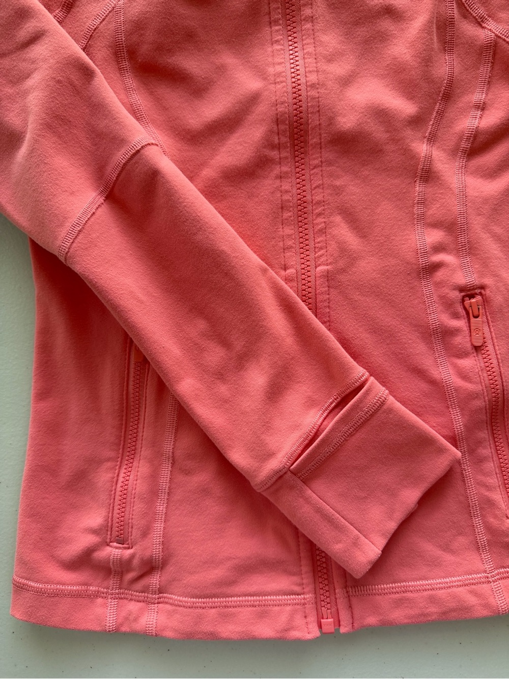 Lululemon Define Jacket Luon Raspberry Cream Size 6 - Picture 15 of 16